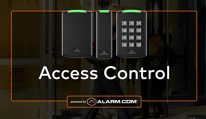 installed access control keypads system