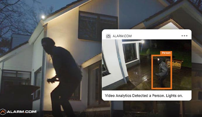 Alarm.com notification: Person detected