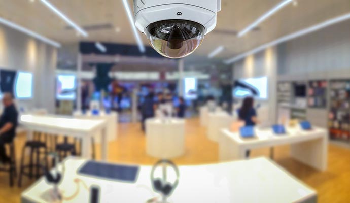 Business security camera installation service