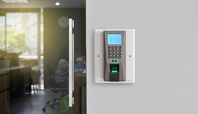 door electronic access control system machine