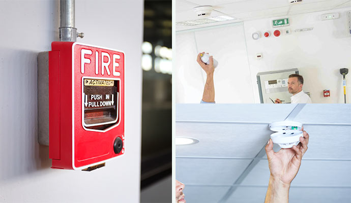 fire alarm installation and inspection in Elmo
