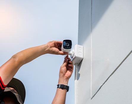 professional security camera installation