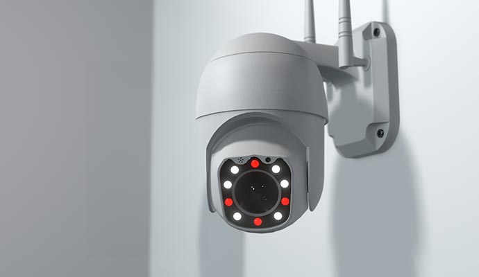 PTZ security camera for versatile surveillance.