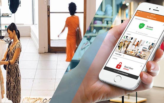 shop video monitoring with smartphone