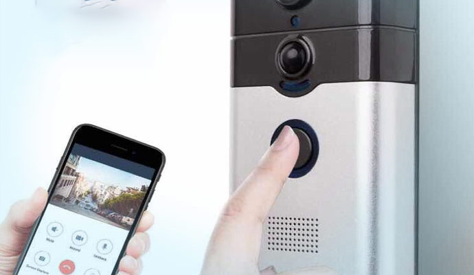 smart intercom system connected to phone