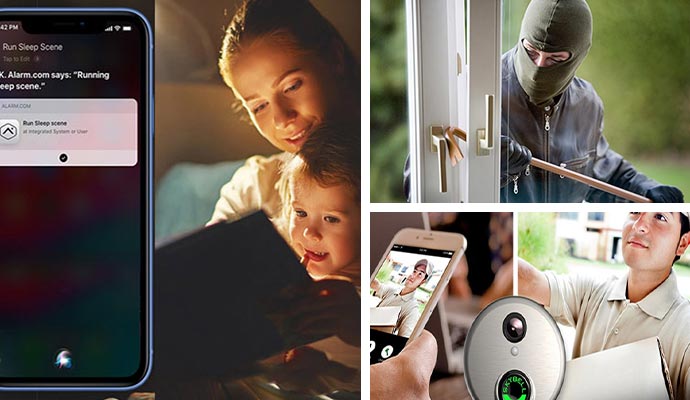 smart doorbell and burglary detection in Haltom City