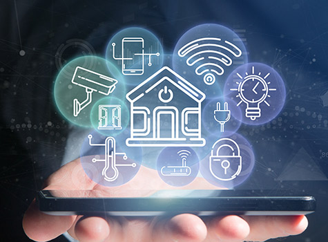 Secure and Automate Your Home A guy securing his home with home automation security system